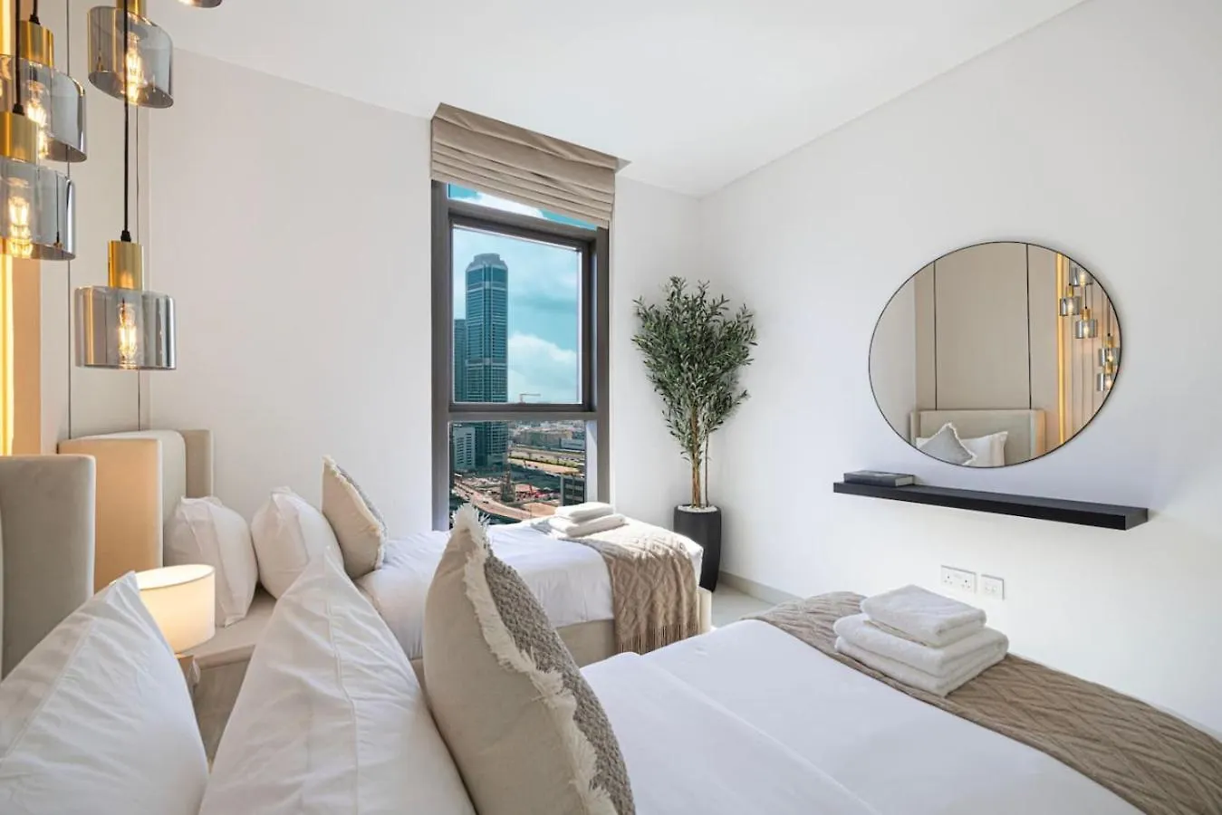 Apartament Modern Comfort - Views In Prime Downtown - 2Br 6 Guests Dubaj